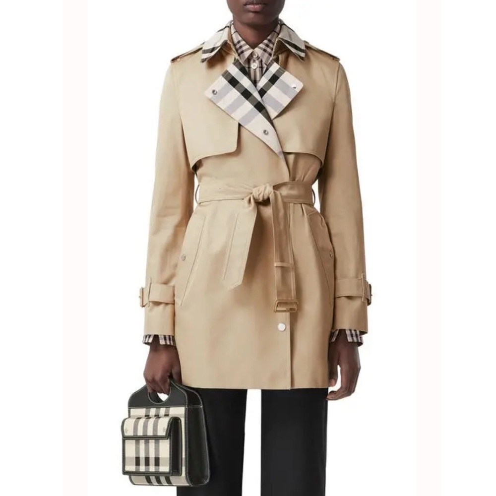 Burberry Sandridge Trench Coat Soft Fawn